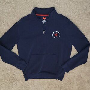 France Rugby Boys Medium Quarter Zip Jacket XV De France -purchased in France